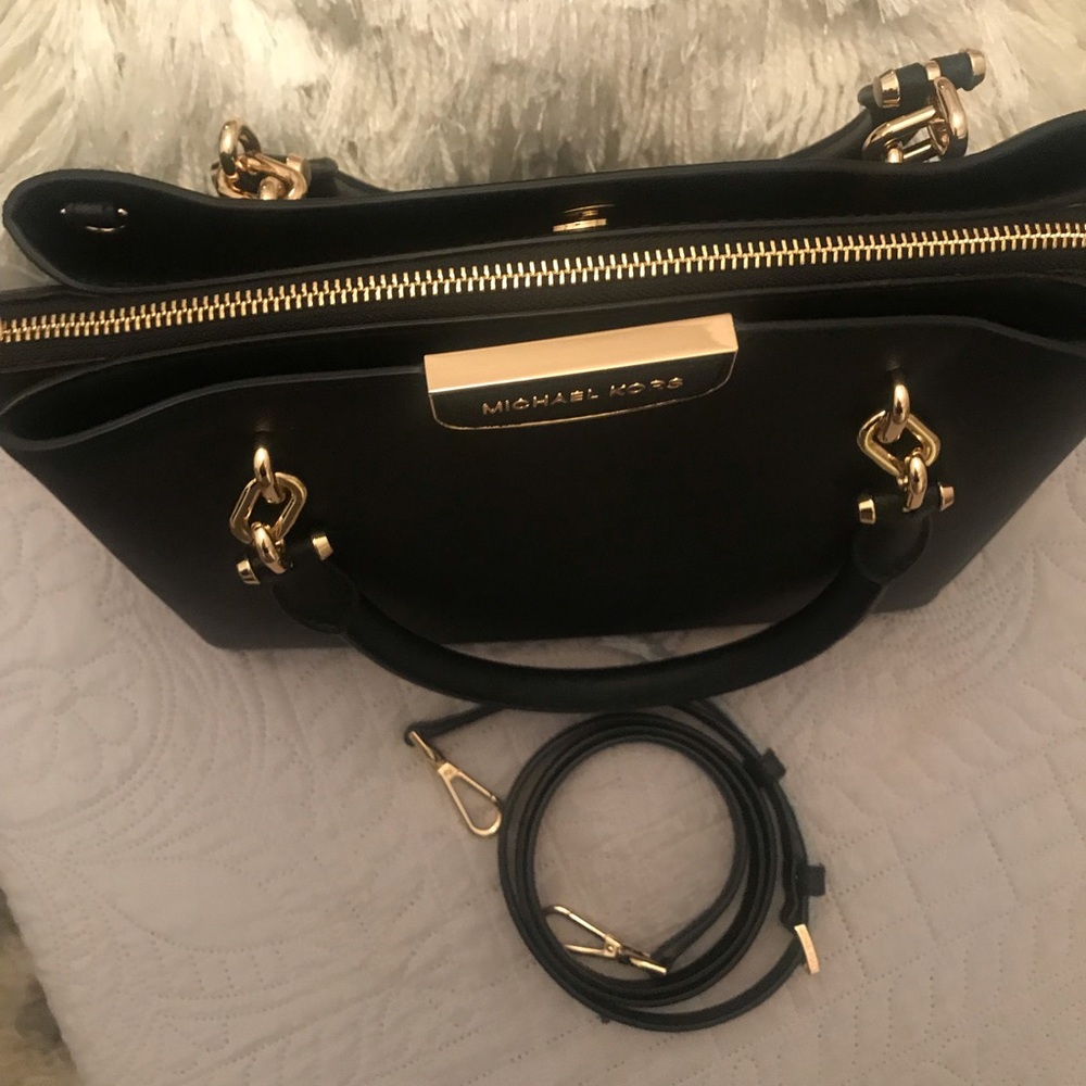 Michael Kors Saffiano Leather Satchel - Picture 4 of 8